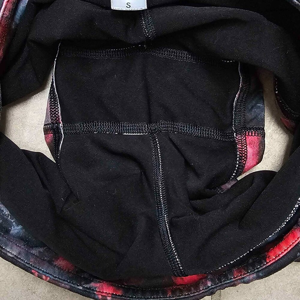 Black And Red Fleo Size Small Double Lined - image 5